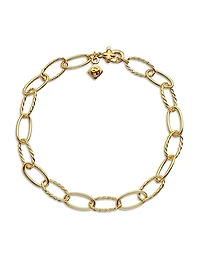 Oval Link Bracelet in 18K Yellow Gold, 11.3mm