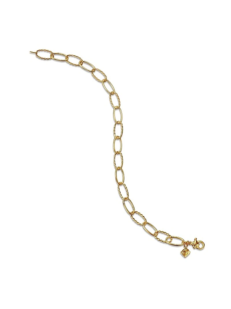 Oval Link Bracelet in 18K Yellow Gold, 11.3mm