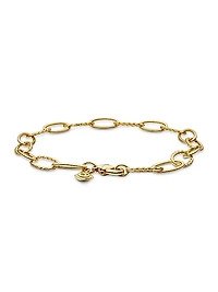 Oval Link Bracelet in 18K Yellow Gold, 11.3mm