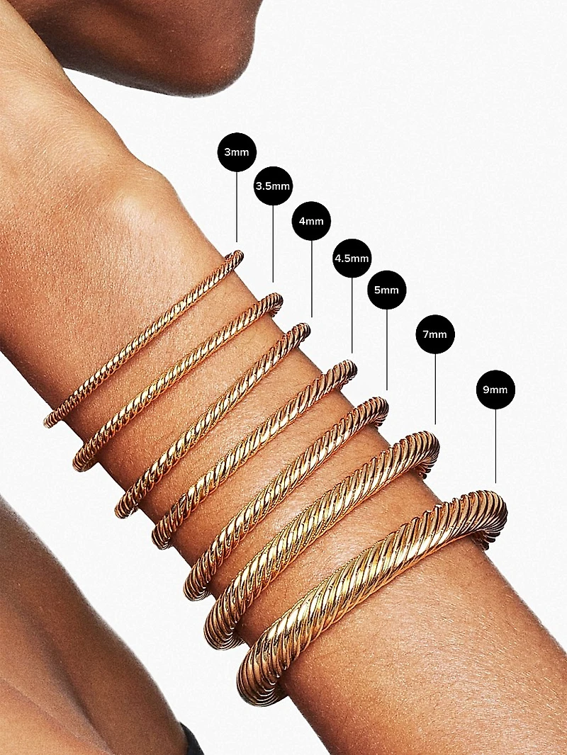 Buckle Cablespira Bracelet 18K Yellow Gold