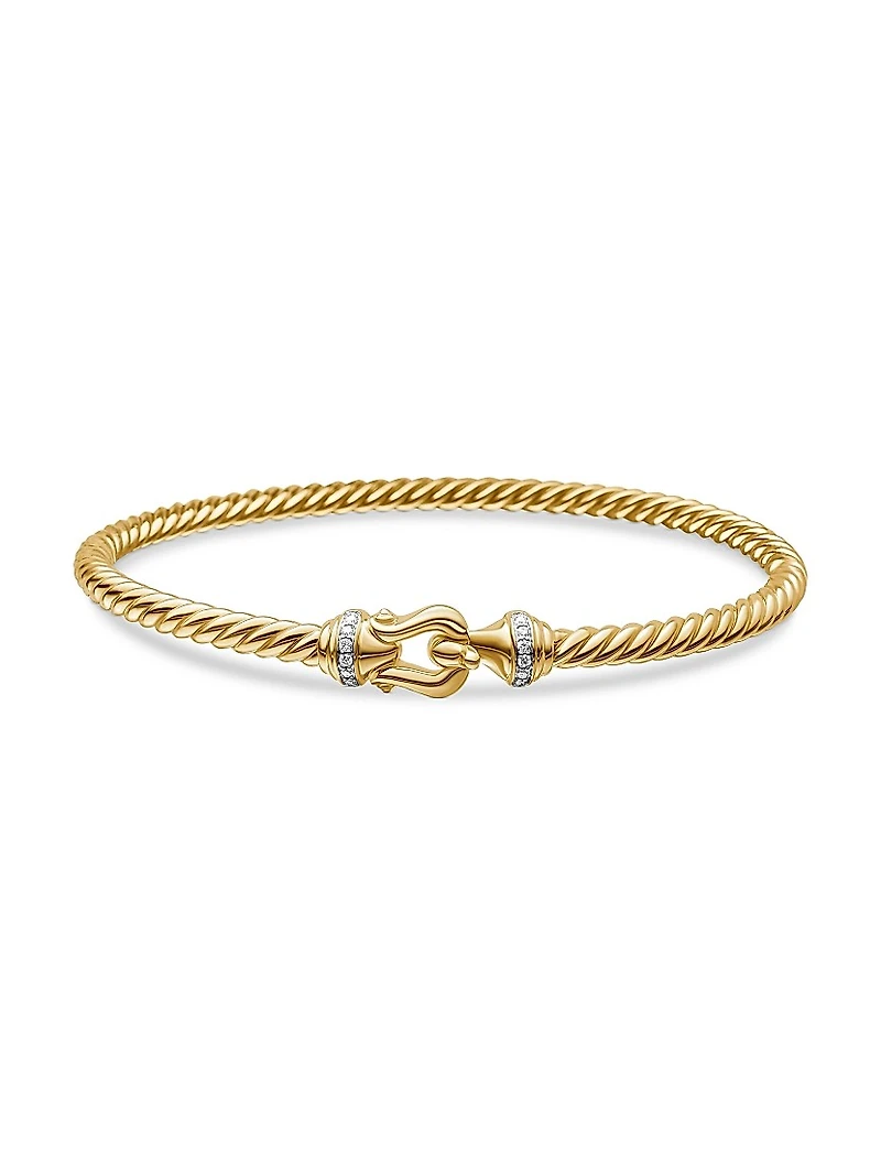 Buckle Bracelet 18K Yellow Gold