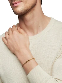 Wheat Chain Bracelet 18K Yellow Gold, 4mm