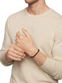 Spiritual Beads Alternating Bracelet Sterling Silver