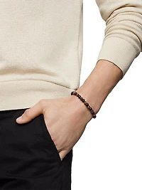 Spiritual Beads Alternating Bracelet Sterling Silver