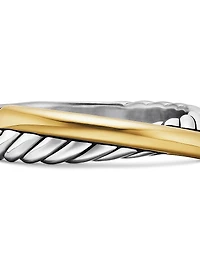 Crossover Band Ring Sterling Silver