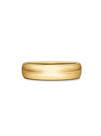 DY Classic Band Ring 18K Yellow Gold, 6mm