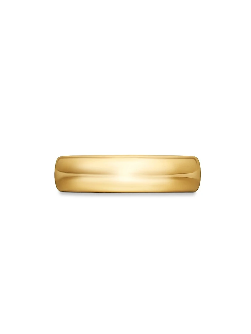 DY Classic Band Ring 18K Yellow Gold, 6mm