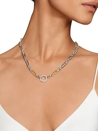 Lexington Chain Necklace with 18K Yellow Gold