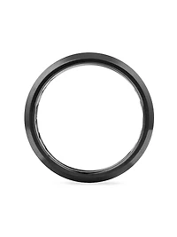 Streamline® Beveled Band Ring Black Titanium
