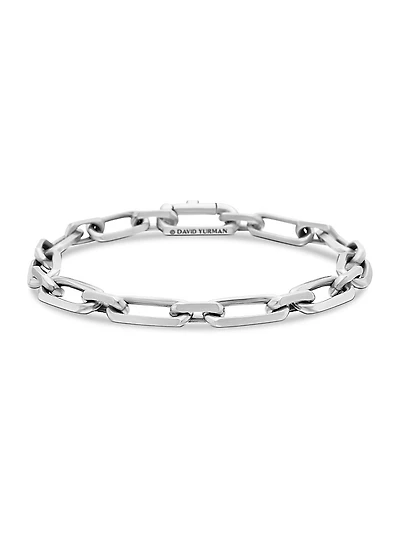 Elongated Open Link Chain Bracelet