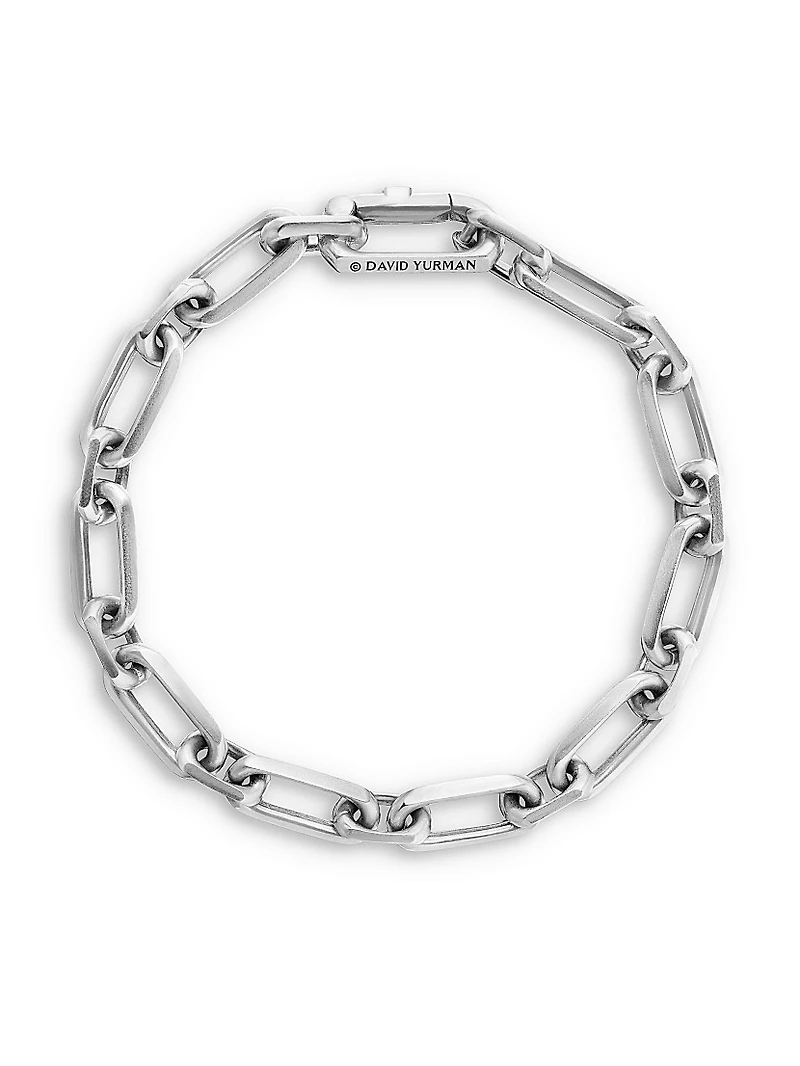 Elongated Open Link Chain Bracelet