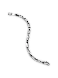 Elongated Open Link Chain Bracelet