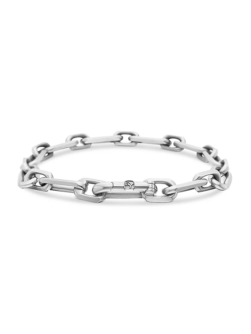 Elongated Open Link Chain Bracelet