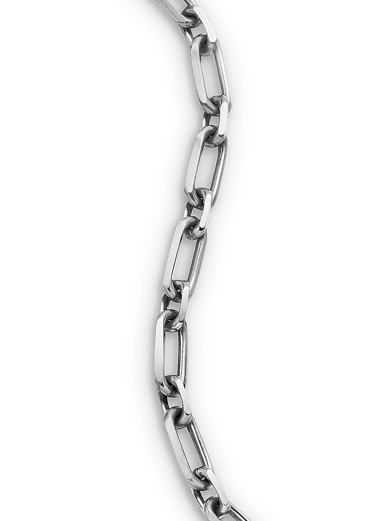 Elongated Open Link Chain Bracelet