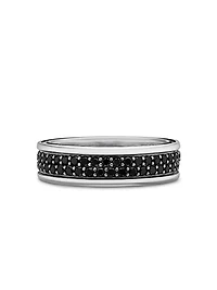 Streamline® Two Row Band Ring with Pavé Diamonds