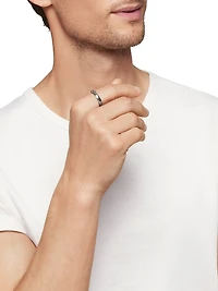 DY Classic Band Ring Grey Titanium, 4mm