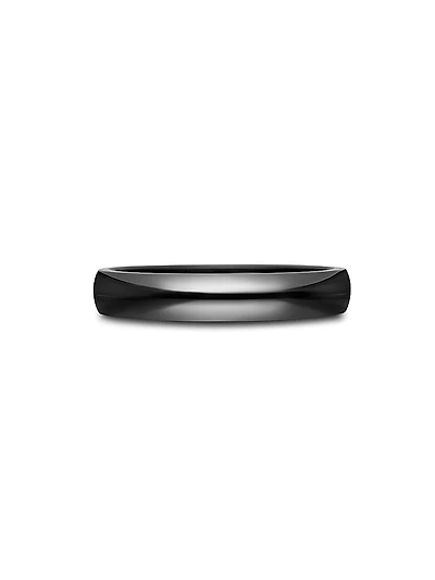 DY Classic Band Ring Black Titanium