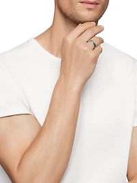 DY Classic Band Ring Grey Titanium