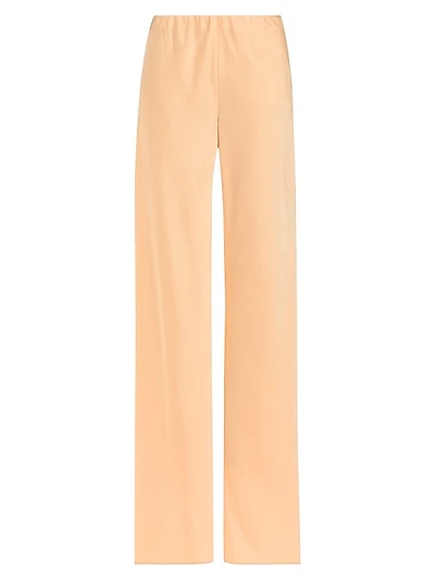 Satin High-Rise Pants