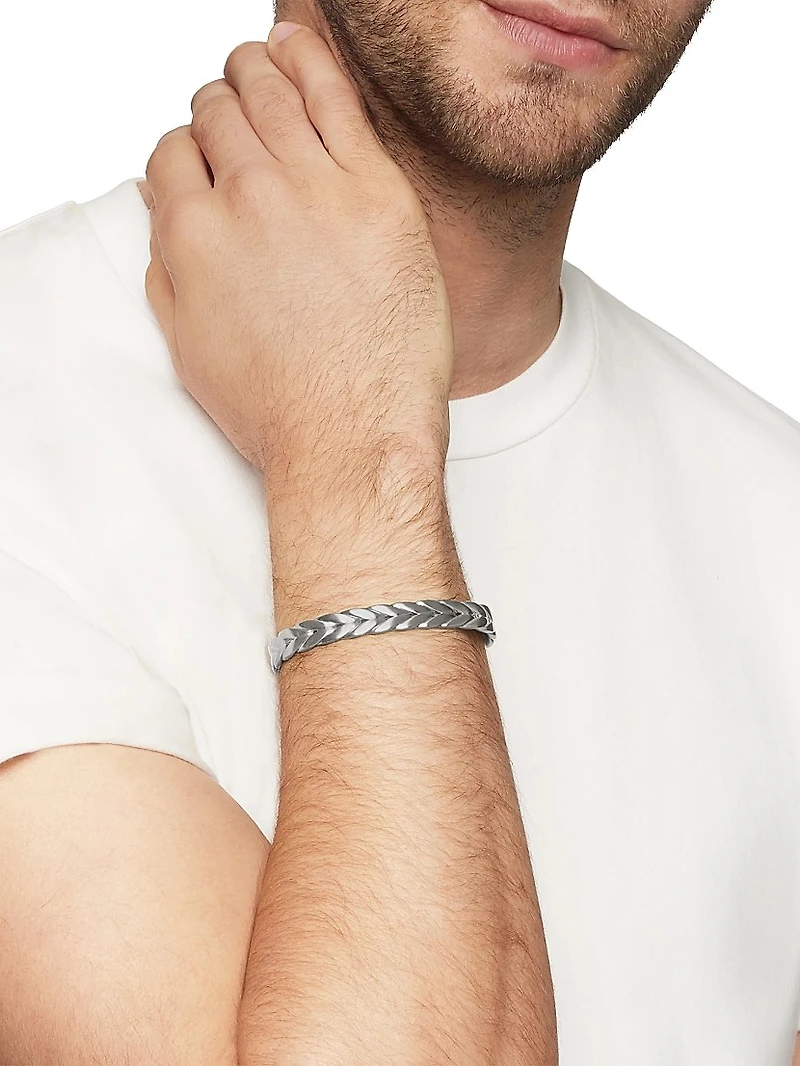 Chevron Woven Cuff Bracelet