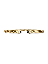 Classic Cablespira Bracelet 18K Yellow Gold and Diamonds