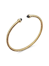 Classic Cablespira Bracelet 18K Yellow Gold and Diamonds