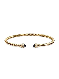 Classic Cablespira Bracelet 18K Yellow Gold and Diamonds