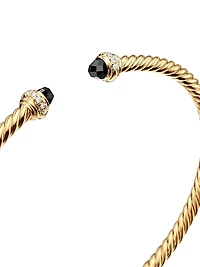 Classic Cablespira Bracelet 18K Yellow Gold and Diamonds