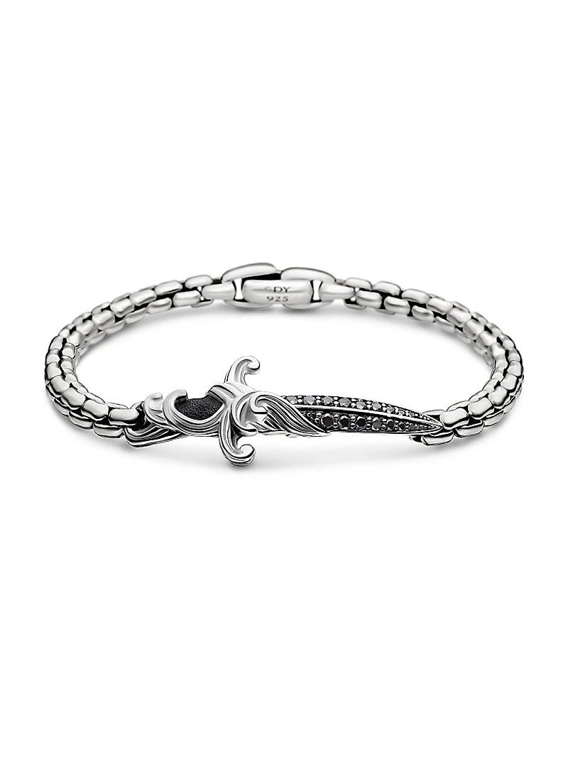 Waves Dagger Bracelet Sterling Silver