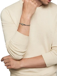 Waves Dagger Bracelet Sterling Silver