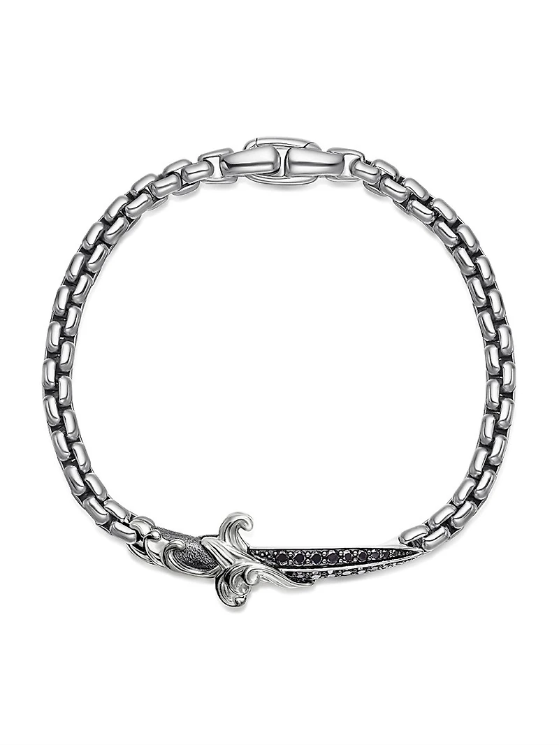 Waves Dagger Bracelet Sterling Silver