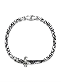 Waves Dagger Bracelet Sterling Silver