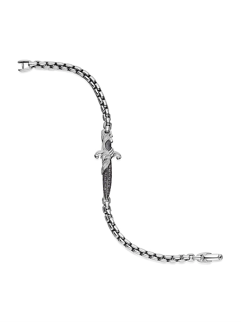 Waves Dagger Bracelet Sterling Silver