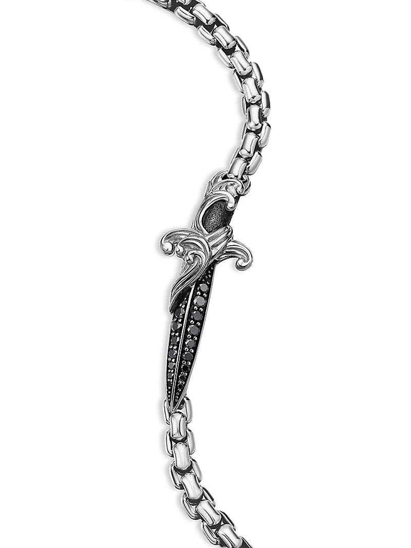 Waves Dagger Bracelet Sterling Silver