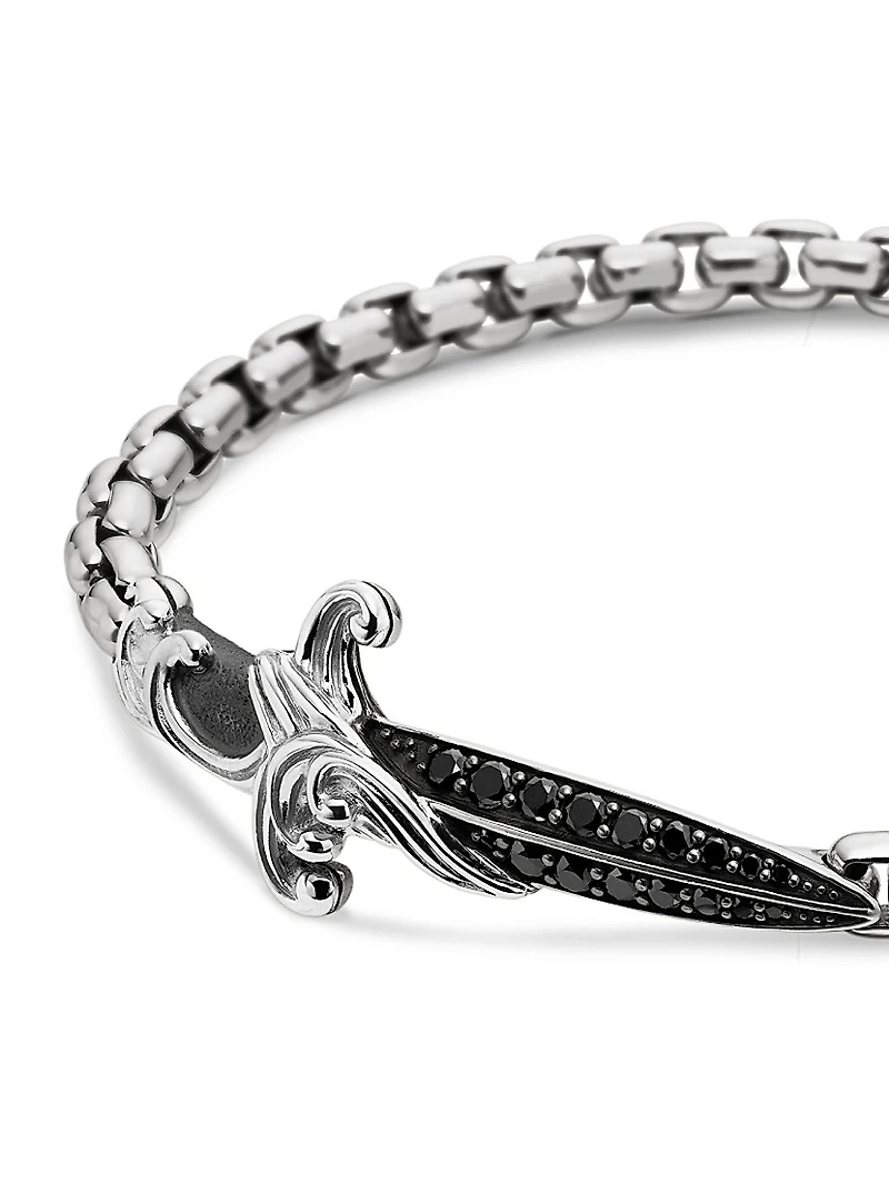 Waves Dagger Bracelet Sterling Silver