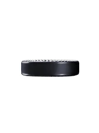Streamline® Band Ring with Black Titanium