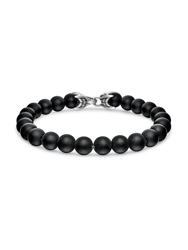 Spiritual Beads Bracelet Sterling Silver