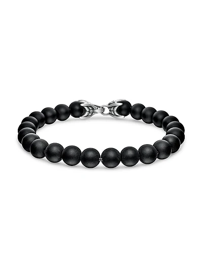 Spiritual Beads Bracelet Sterling Silver