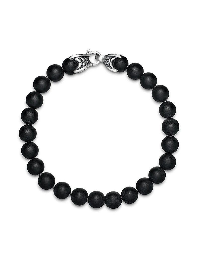 Spiritual Beads Bracelet Sterling Silver