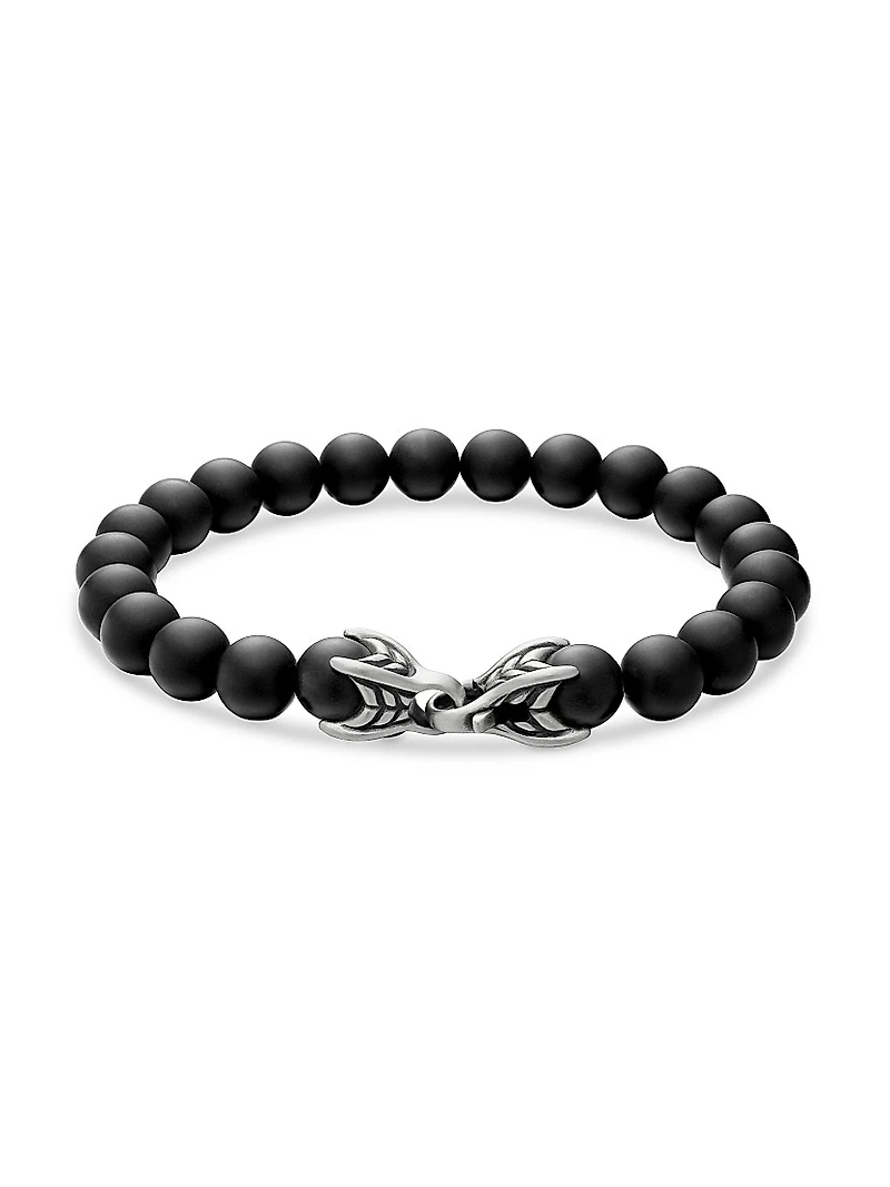 Spiritual Beads Bracelet Sterling Silver