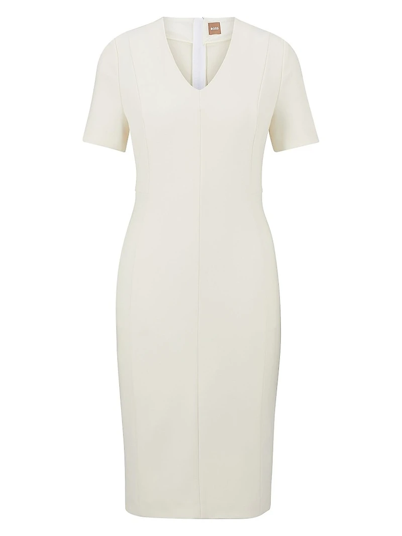 V-Neck Business Dress