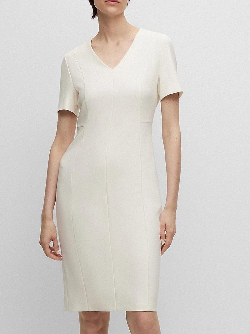 V-Neck Business Dress