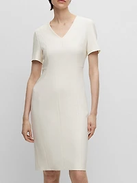 V-Neck Business Dress