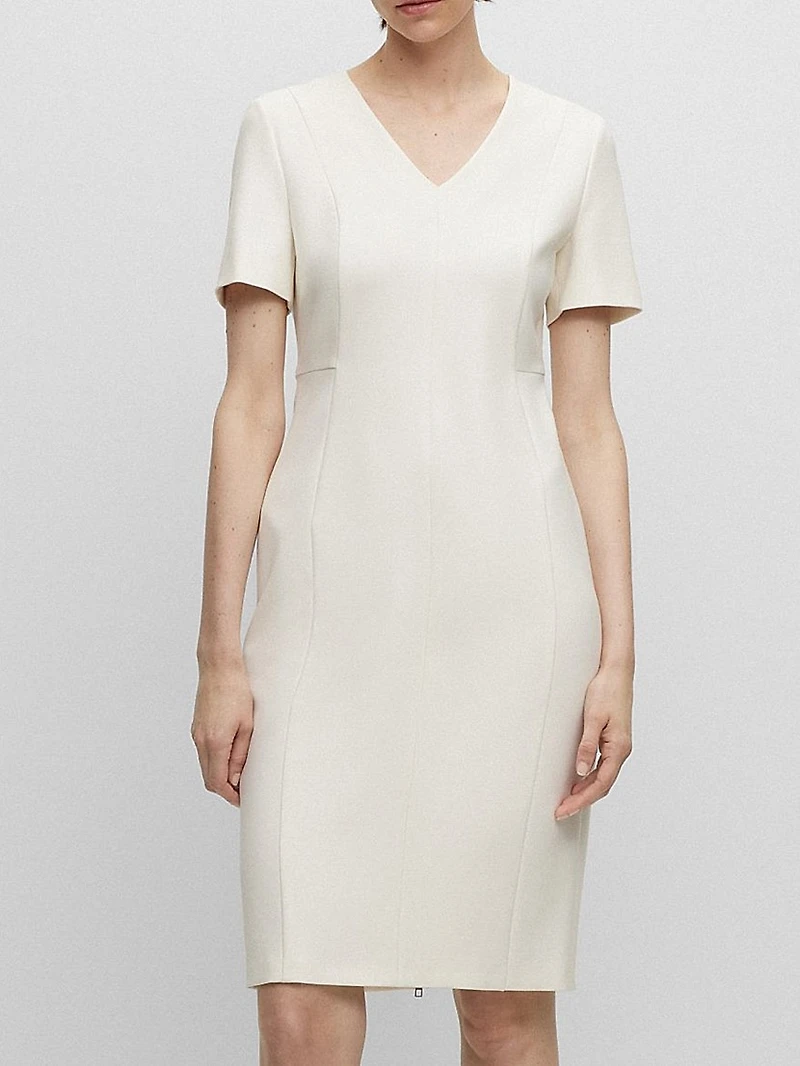 V-Neck Business Dress