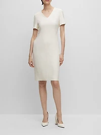 V-Neck Business Dress