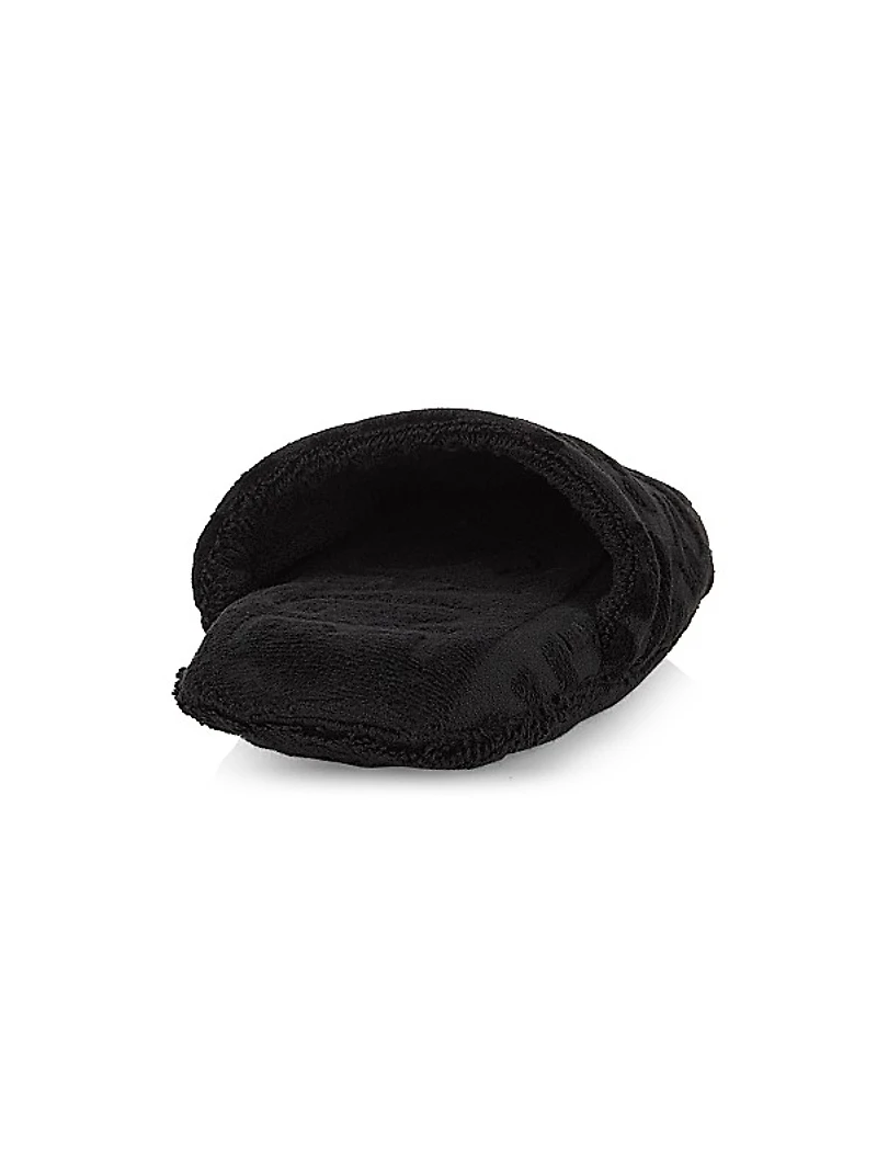 Terry Jacquard Logo On Repeat Slippers