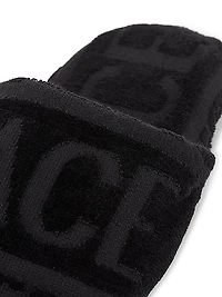 Terry Jacquard Logo On Repeat Slippers