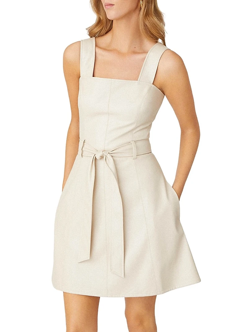 Atticus Faux-Leather Minidress