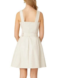 Atticus Faux-Leather Minidress