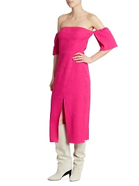 Stony Hemp Midi Dress